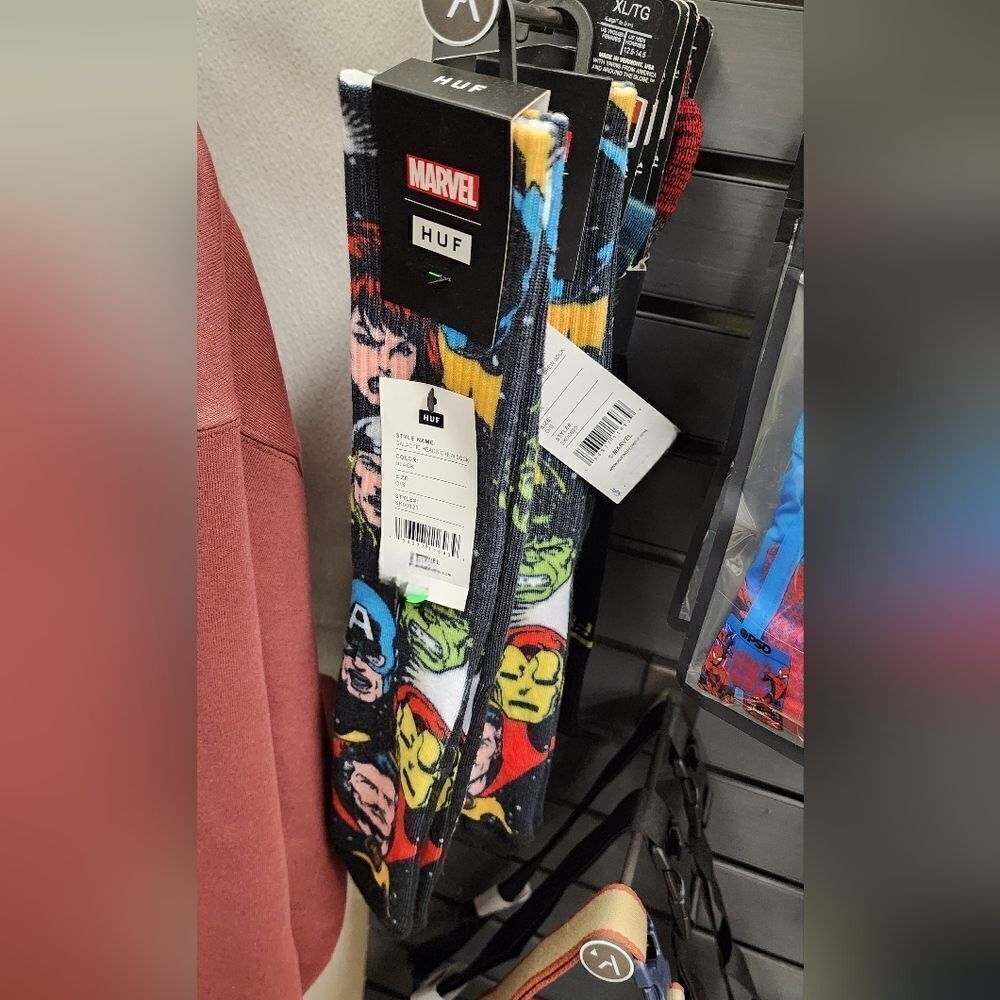 HUF Marvel Avengers Galactic Head Socks - Picture 4 of 4